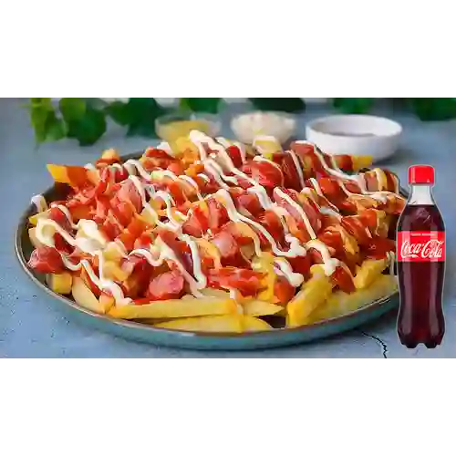 Combo Salchipapa + Coca-Cola Sabor Original 400 ml