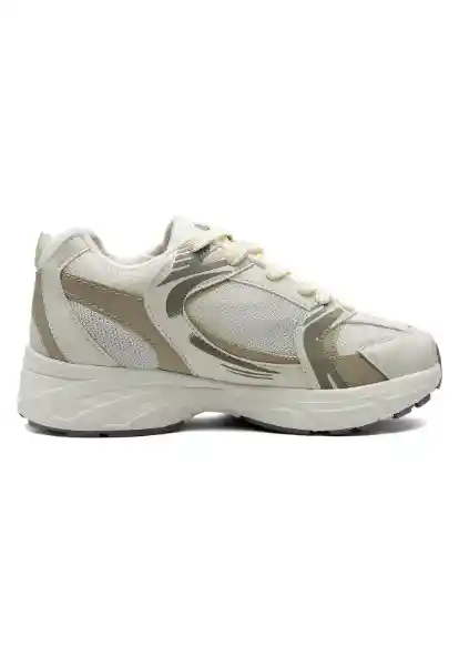 Tenis Hombre Marfil Talla 43 H530 Tellenzi