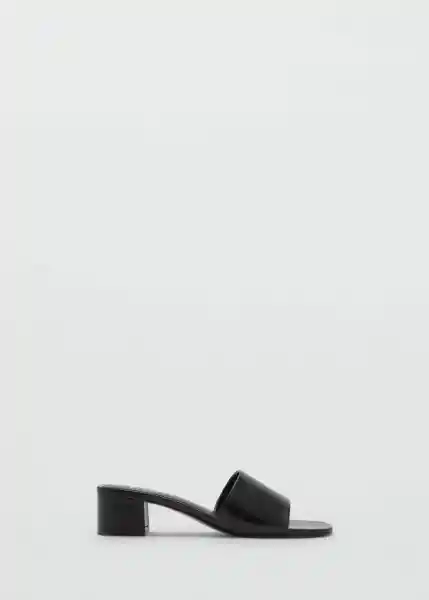 Sandalias Maria Negro Talla 37 Mujer Mango