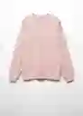 Sudadera Respect Rosa Pastel Talla 18 Niños Mango