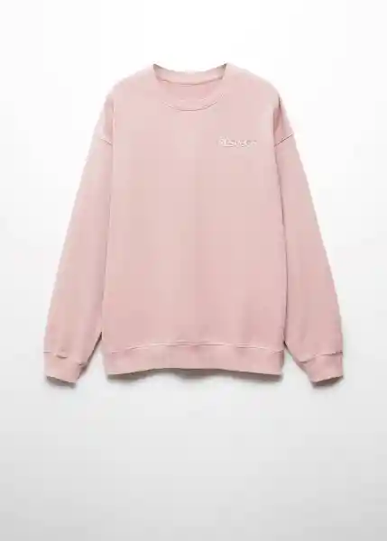 Sudadera Respect Rosa Pastel Talla 18 Niños Mango