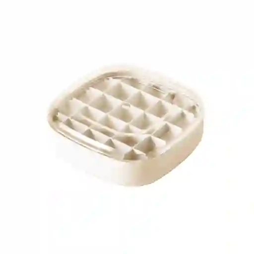 Organizador Plástico Para Joyas a Prueba de Polvo Blanco Miniso