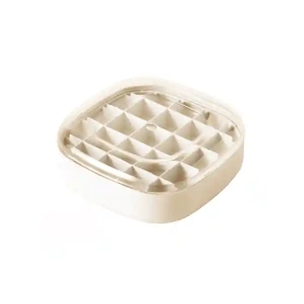 Organizador Plástico Para Joyas a Prueba de Polvo Blanco Miniso