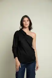 Blusa Manga Larga Negro L