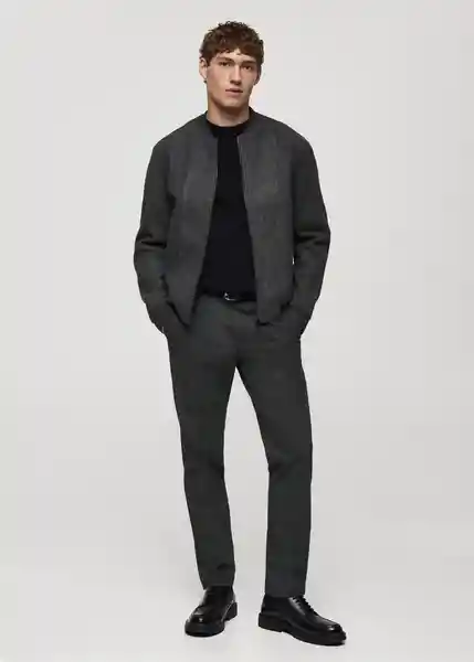 Pantalón Brest Gris Talla 44 Hombre Mango