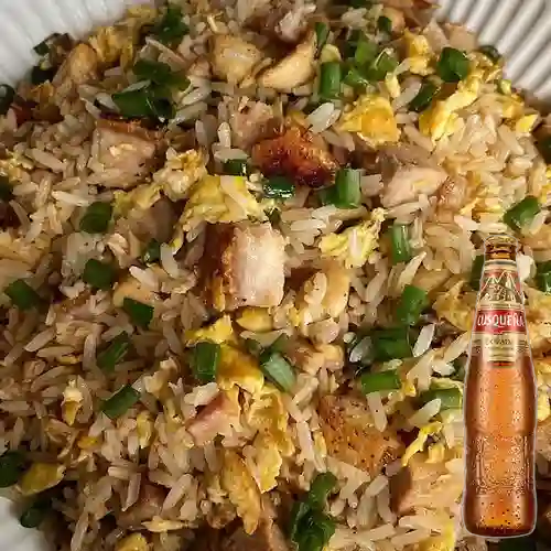 Combo Chaufa de Pollo + Cusqueña Dorada 330 ml