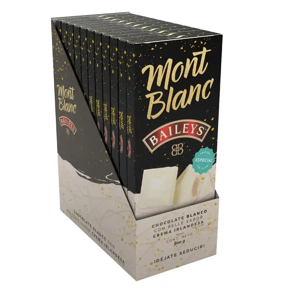 Mont Blanc Chocolate Blanco Con Baileys 80 G