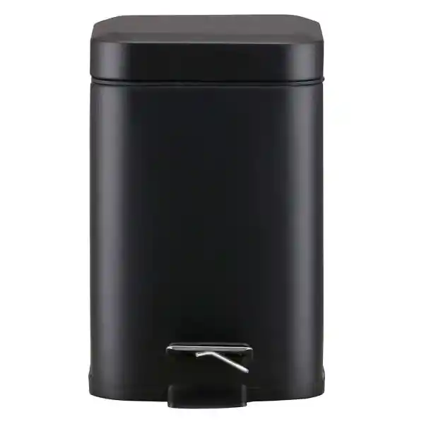 Cotidiana Basurero Pedal Negro 3 L