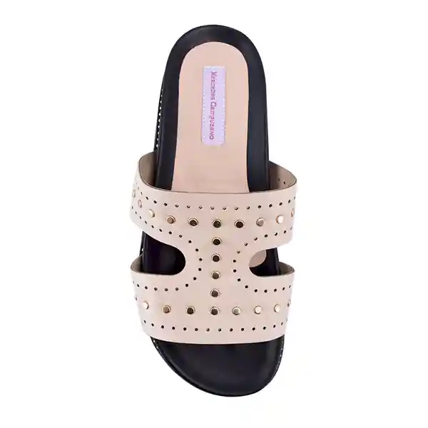 Sandalias Plataforma Pia Beige Talla 37