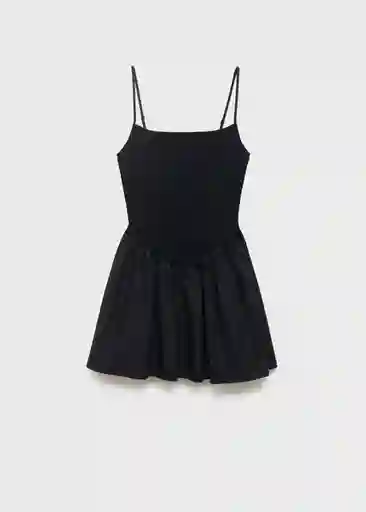 Vestido Donkey Negro Talla S Mujer Mango