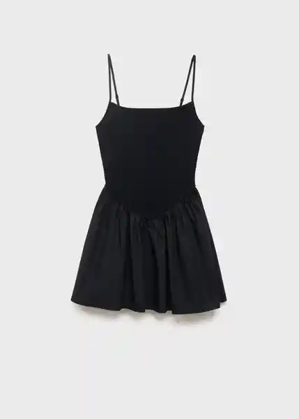Vestido Donkey Negro Talla S Mujer Mango