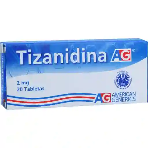 American Generics Tizanidina (2 mg)