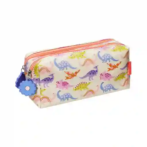 Estuche Doble Cierre Dinosaurios Casaideas