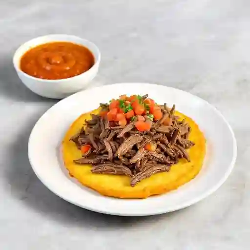 Toston Con Carne De Res