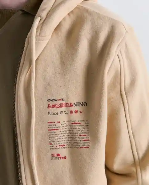 Buzo Hombre Beige Talla M 889G020_BEI151217 Americanino