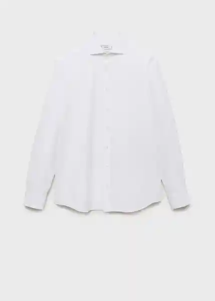 Camisa Alfred Blanco Talla S Hombre Mango