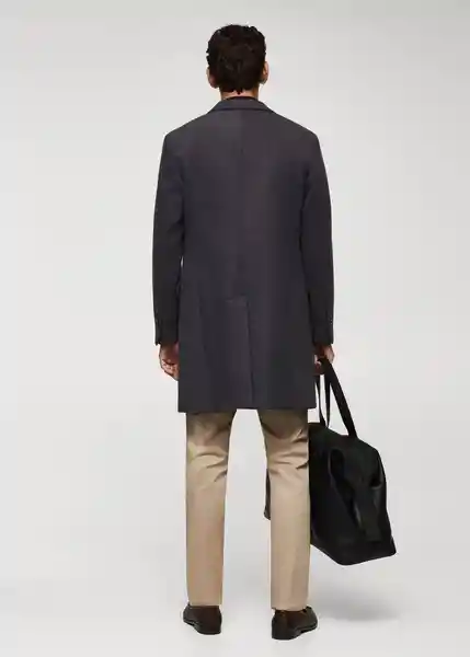 Abrigo Arizona Gris Talla XXL Hombre Mango