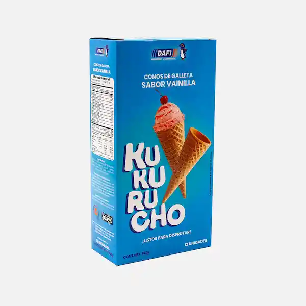 Kukurucho Cono Sabor Vainilla