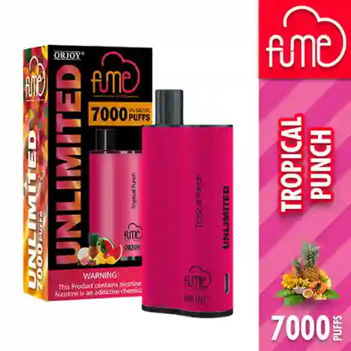 Vape Fume Tropical Punch (5%) Unlimited 7000 Puffs  - 1 Ud.