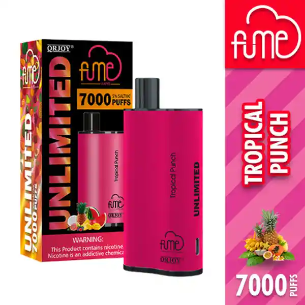 Vape Fume Tropical Punch (5%) Unlimited 7000 Puffs  - 1 Ud.