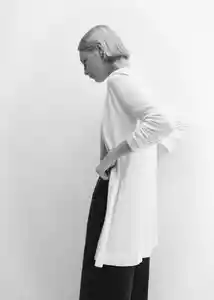 Buzo Cardigan Alma Crudo Talla S Mujer Mango