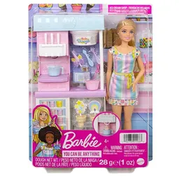 Barbie Muñeca Con Heladería