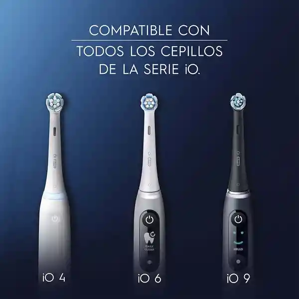 Oral-B iO Ultimate Care Cabezal Redondo de Repuesto para Cepillo Eléctrico 2 Unidades