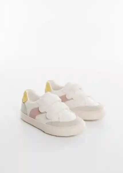 Zapatillas Deportiva Sasha Blanco Talla 27 Niñas Mango