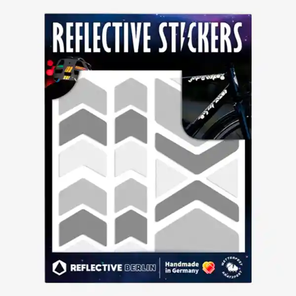 Reflective Berlín Sticker Diamante Reflect Gris