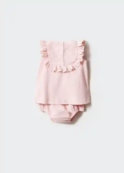 Vestido Tulipa Rosa Talla 69 Niños Mango