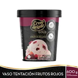 Crem Helado Helado Gold Tentación Sabor a Frutos Rojos