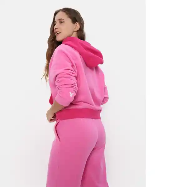 Buzo Mujer Rosa Claro Talla Small American Eagle