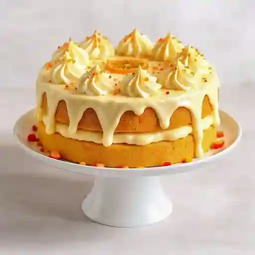 Torta 3 leches de maracuyá