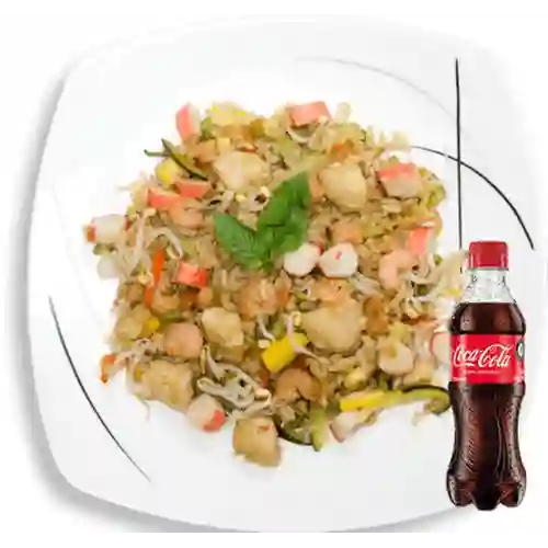Combo Arroz Marinero + Coca-Cola Sabor Original 400 ml