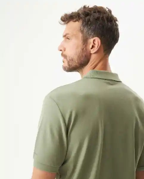 Camiseta Polo Classic Masculino Verde Oleo Medio T L Chevignon