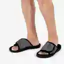 Rockdove Pantuflas Para Hombre Moc Negro M