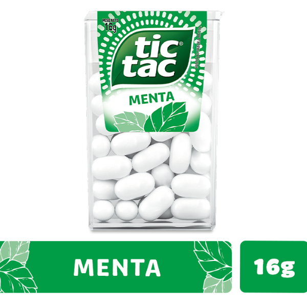 Tic Tac Pastillas de Caramelo Sabor a Menta 16 g