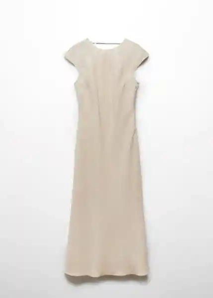 Vestido Gioia Beige Talla XS Mujer Mango