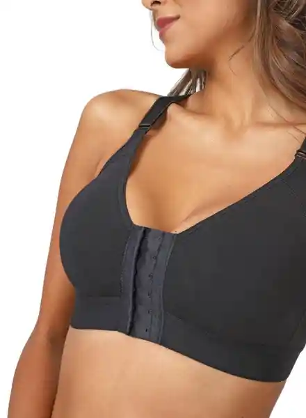 Soutien Brasier Deportivo Corrector de Negro Talla 36