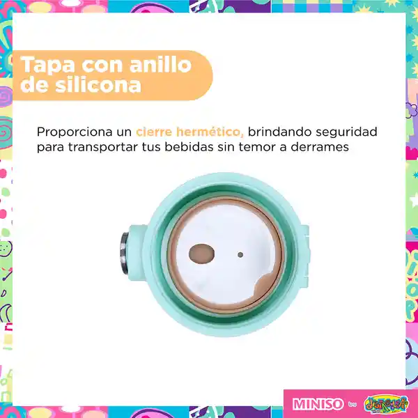 Botella Térmica de la Serie Distroller Rosa 420 mL Miniso