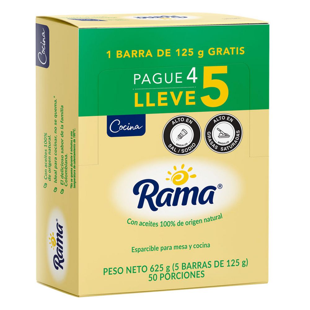 Rama Margarina Esparcible para Mesa 625 g