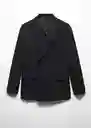 Blazer Americana Boston Negro Talla 46 Hombre Mango