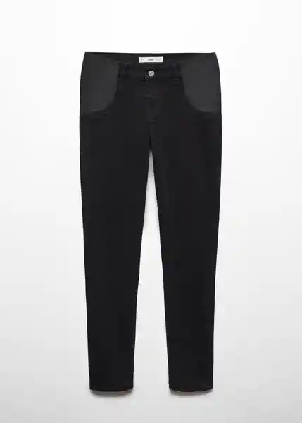 Pantalón Jean Skinmum Tejano Negro Talla 40 Mujer Mango