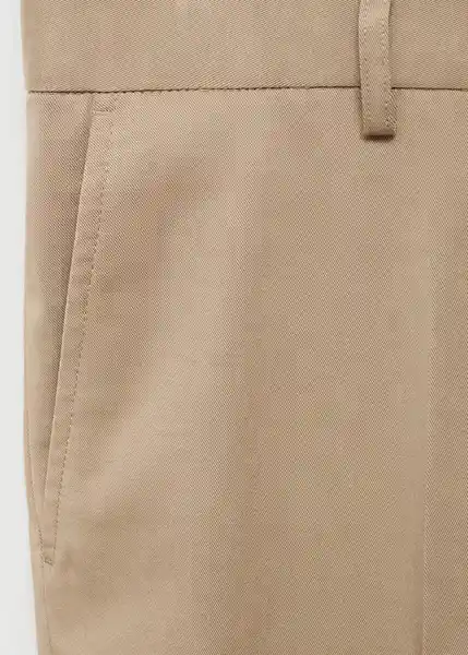 Pantalón Figaro Topo Talla 46 Hombre Mango