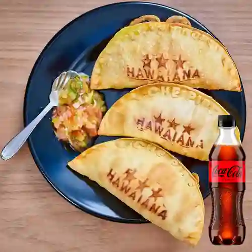 Combo Empanada Hawaiana + Coca-Cola ZERO 400ml