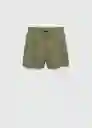 Short Bogota Khaki Talla Xs Mujer Mango