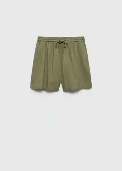 Short Bogota Khaki Talla Xs Mujer Mango