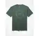 Camiseta Hombre Verde T. X-SMALL American Eagle