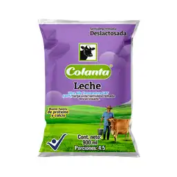 Leche Uht Deslactosada Colanta Bolsa x 900 mL