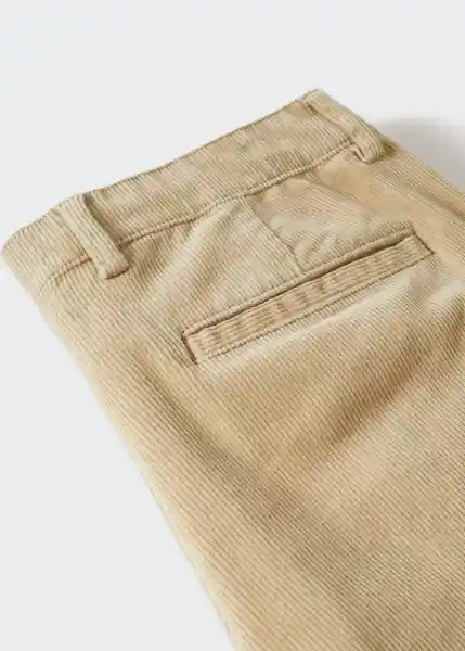 Pantalón Berdam Beige Talla 42 Hombre Mango